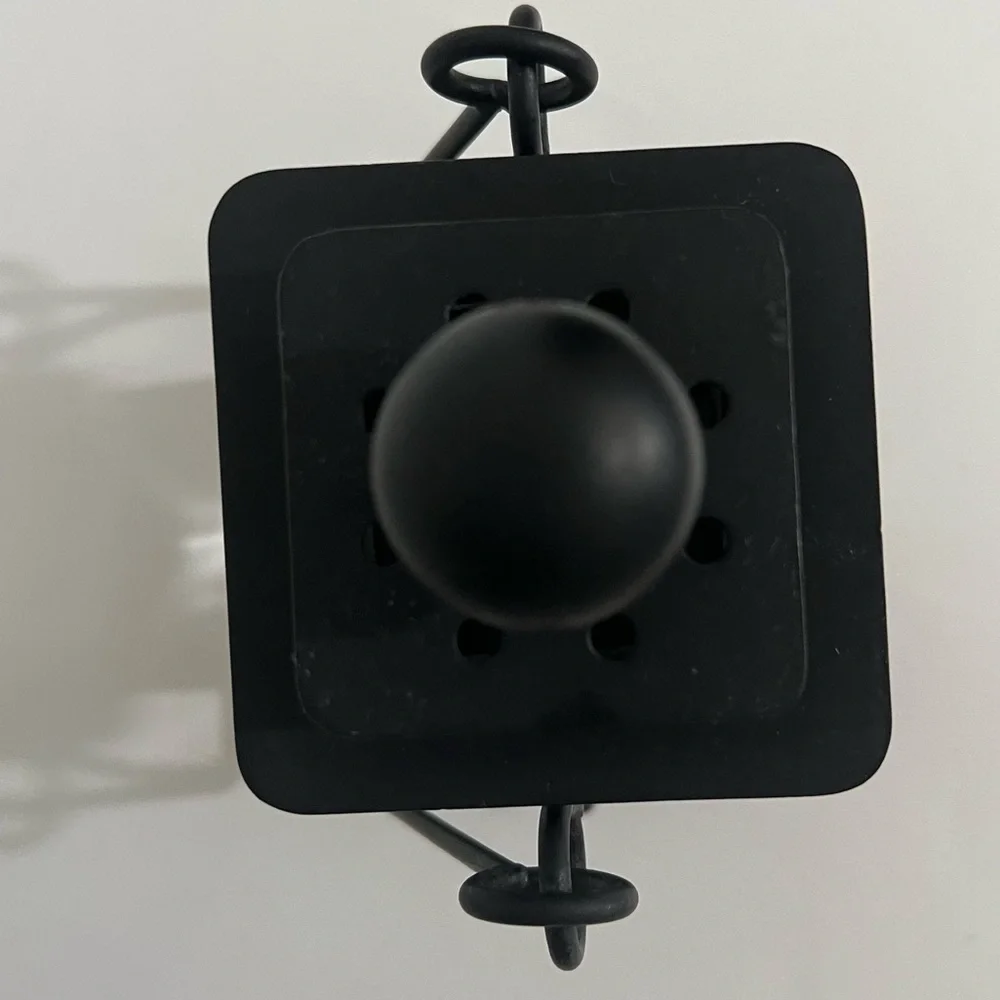 Frontgate Vintage Windproof Candle Holder Lantern Indoors & Outdoors Black